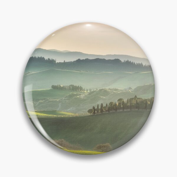 Item preview, Landscape in Pienza with rolling hills at sunset. Tuscany, Italy designed and sold by Stefano Orazzini.
