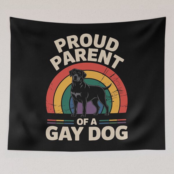 Item preview, Proud Parent Of A Gay Dog - LGBT Dogs Pride designed and sold by JonathalIngham.