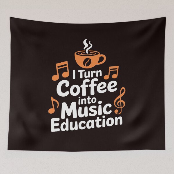 Item preview, I Turn Coffee Into Music Education designed and sold by hettingerchaim.