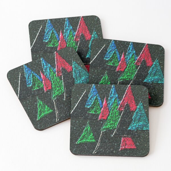 Item preview, triangular dark lizard skin colorful geometric abstract design designed and sold by SmashingDeals.