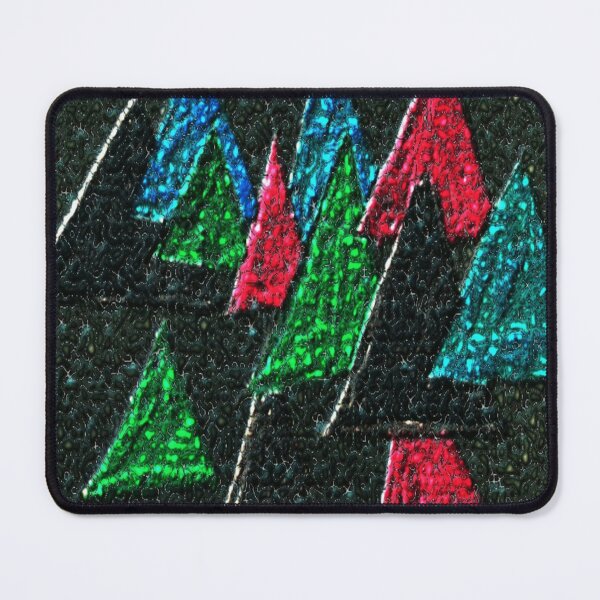 Item preview, triangular dark lizard skin colorful geometric abstract design designed and sold by SmashingDeals.