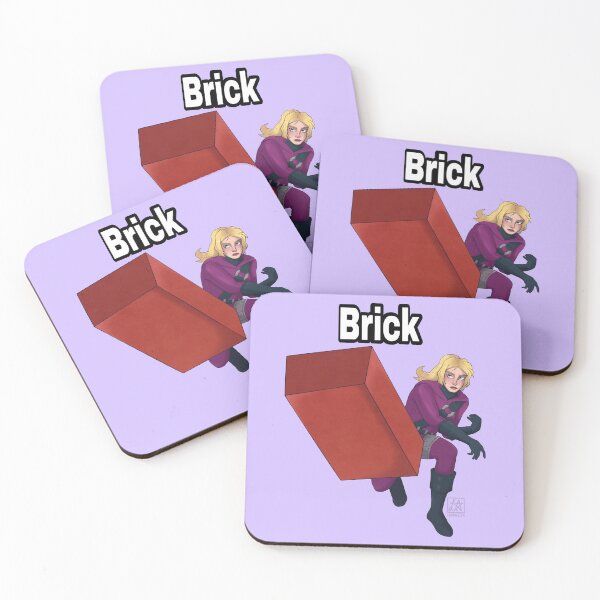 Item preview, Spoiler throws brick designed and sold by LauraElen.