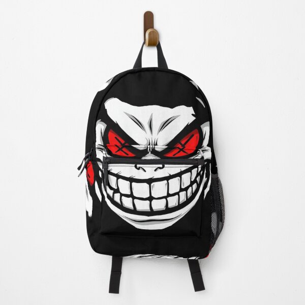 Item preview, Sinister Cartoon Face Digital Illustration – Bold Red X Eyes & Menacing Grin designed and sold by PixelVibe782.