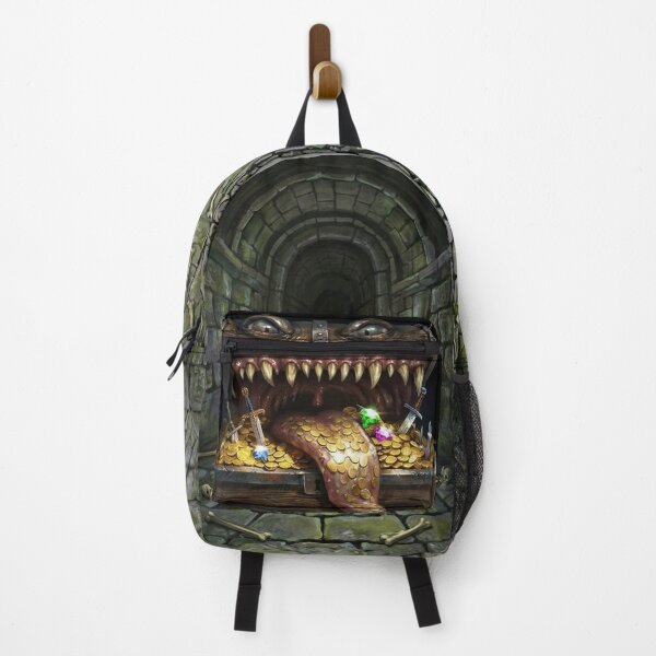 Item preview, Monster Treasure Chest Backpack designed and sold by Parody-is-King.
