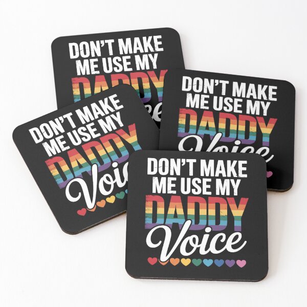 Item preview, Gay Dont Make Me Use Daddy Voice Rainbow Pride Flag LGBT designed and sold by JonathalIngham.