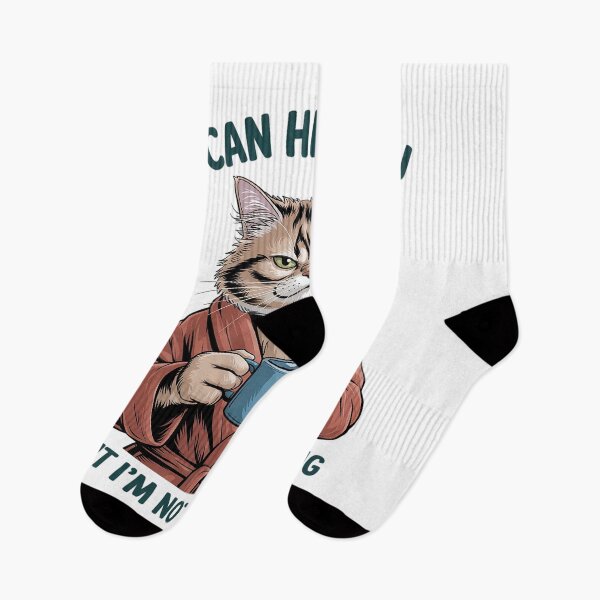 Item preview, Funny Cat I Can Hear You But I'm Not Listening Coffee designed and sold by RsFilsingerArt.
