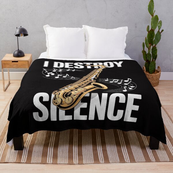 Item preview, I Destroy Silence Saxophone The Sax Saxophonist designed and sold by demarioTTS.