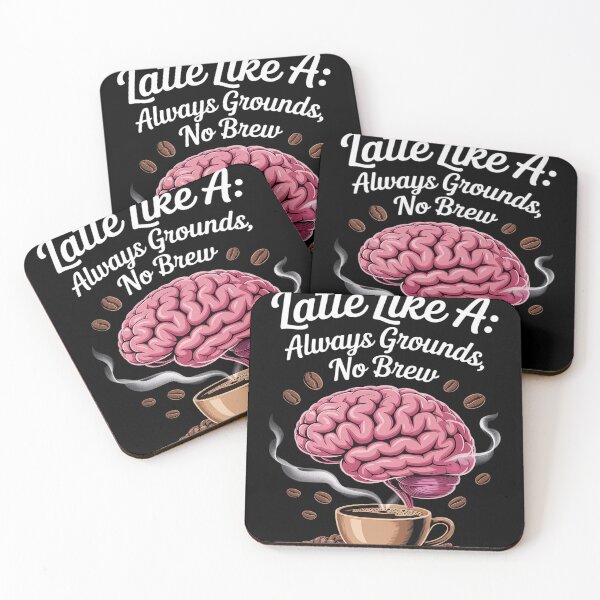 Item preview, Latte Like AI Always Grounds, No Brew designed and sold by FluoroWave.