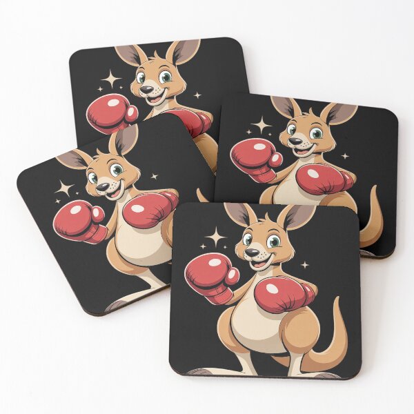 Item preview, Laughing Boxer Kangaroo for a Fun Fight designed and sold by FluoroWave.
