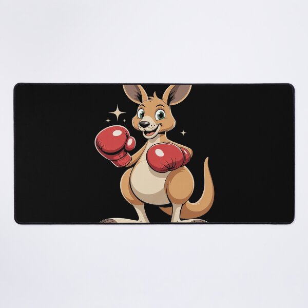 Item preview, Laughing Boxer Kangaroo for a Fun Fight designed and sold by FluoroWave.