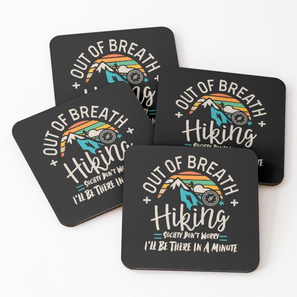 Item preview, Out Of Breath Hiking Society designed and sold by ZoejaneTa.