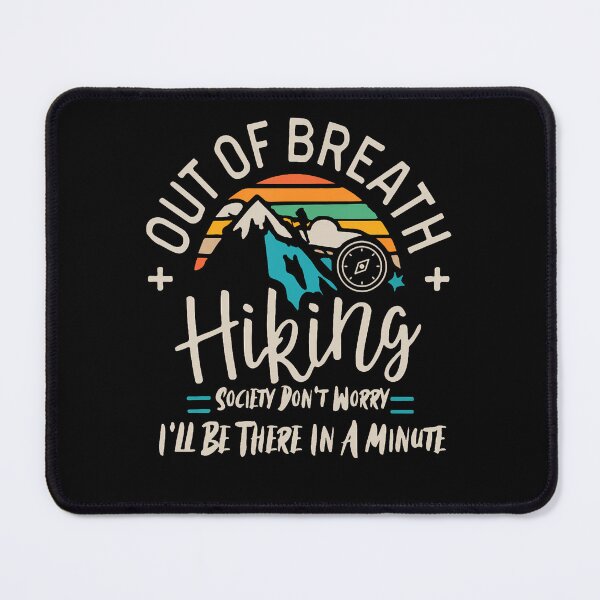 Item preview, Out Of Breath Hiking Society designed and sold by ZoejaneTa.