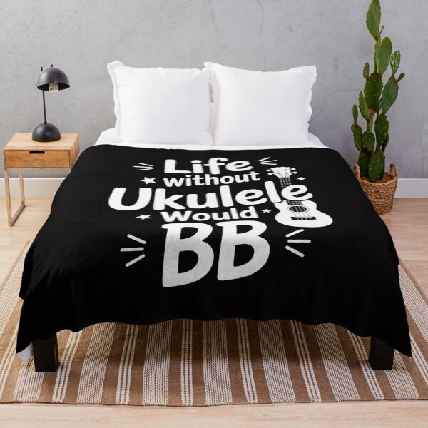 Item preview, Pun Uke Music - Life without ukulele would B flat designed and sold by demarioTTS.