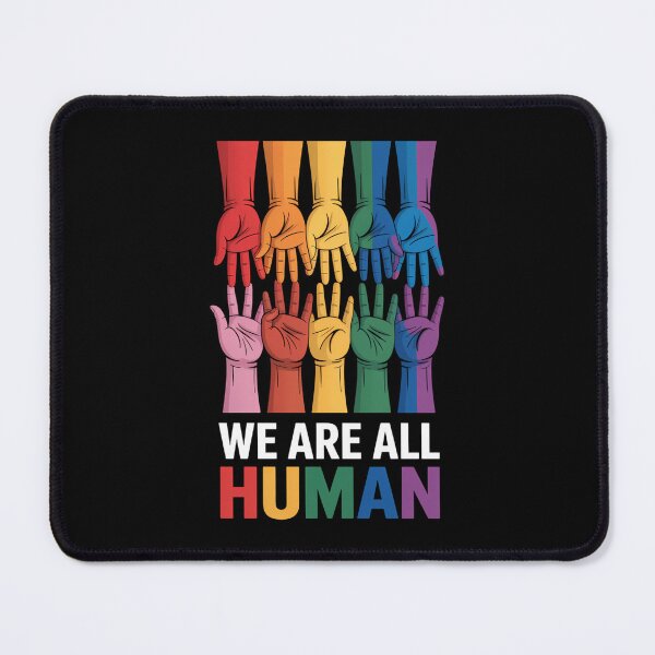 Item preview, Rainbow LGBT LGBTQ Transgender Gay Pride We Are All Human designed and sold by JonathalIngham.