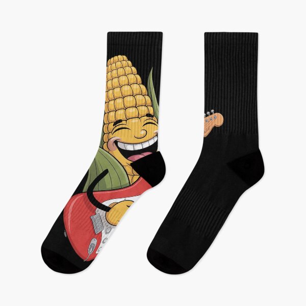 Item preview, Laughing Corncob with Electric Guitar designed and sold by FluoroWave.