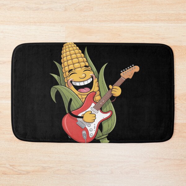 Item preview, Laughing Corncob with Electric Guitar designed and sold by FluoroWave.