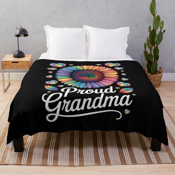 Item preview, Sunflower Rainbow Proud Grandma Ally Lgbt designed and sold by JonathalIngham.