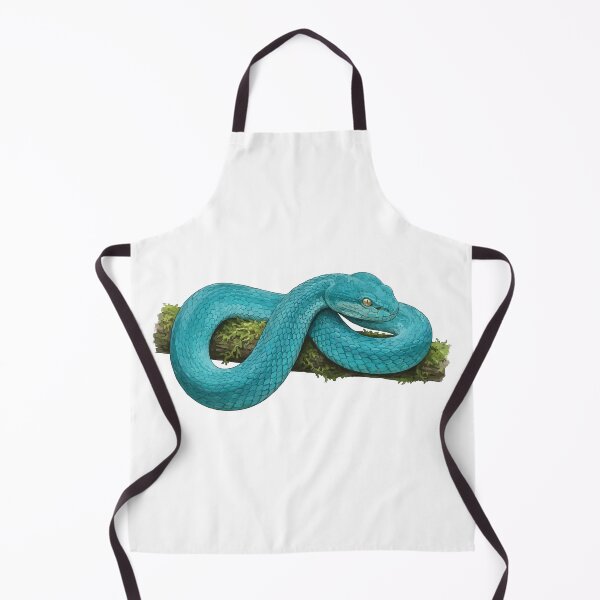 Item preview, Blue Insularis – Realistic Blue Pit Viper Scientific Illustration designed and sold by Petzzz.