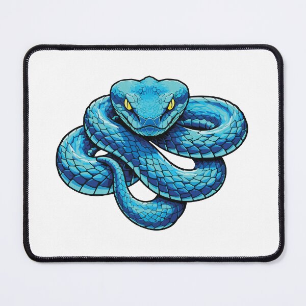 Item preview, Electric Cyan – Vibrant Blue Viper Aesthetic designed and sold by Petzzz.