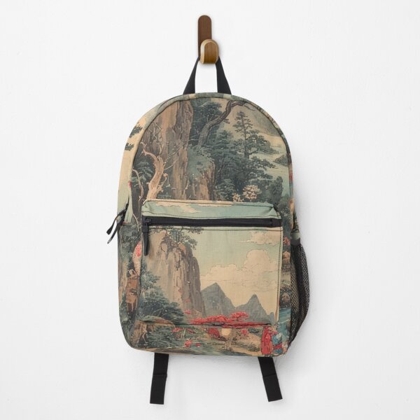 Item preview, Asian landscape with hot air balloons designed and sold by Mianku | Für das Leben.