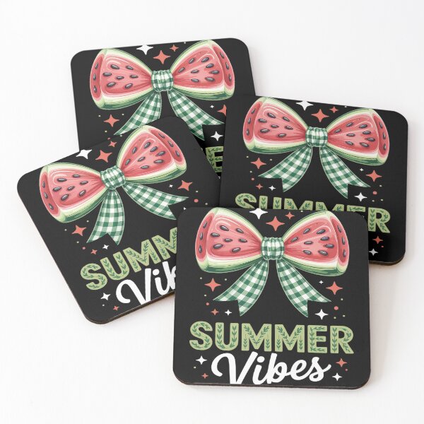Item preview, Lemon Tropical Fruits Watermelon Coquette Bows Summer designed and sold by FluoroWave.