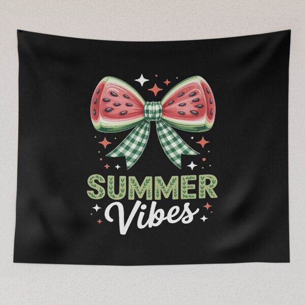 Item preview, Lemon Tropical Fruits Watermelon Coquette Bows Summer designed and sold by FluoroWave.