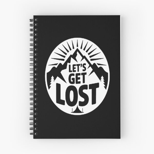 Item preview, Let's Get Lost Hiking Camping designed and sold by CottonCandyPrin.
