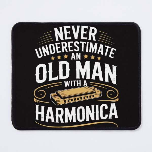 Item preview, An Old Man With A Harmonica Music Musician designed and sold by demarioTTS.