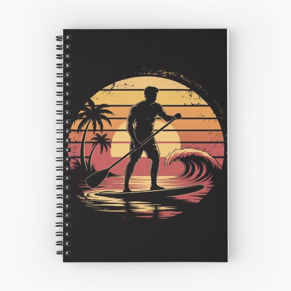 Item preview, Sunset Stand Up Paddle Board - Water Sports SUP Girl designed and sold by demarioTTS.