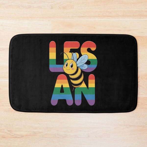 Item preview, Lesbian Bee Funny LGBTQ+ Pride Rainbow Cute Bee Pun designed and sold by FluoroWave.