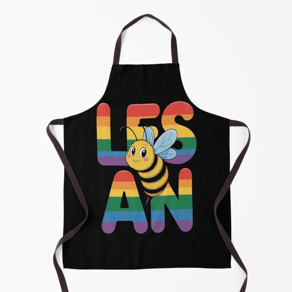 Item preview, Lesbian Bee Funny LGBTQ+ Pride Rainbow Cute Bee Pun designed and sold by FluoroWave.