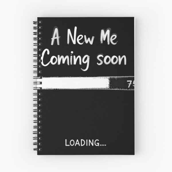 Item preview, Minimalist “A New Me Coming Soon” Loading Graphic – Progress Bar Digital Illustration designed and sold by PixelVibe782.