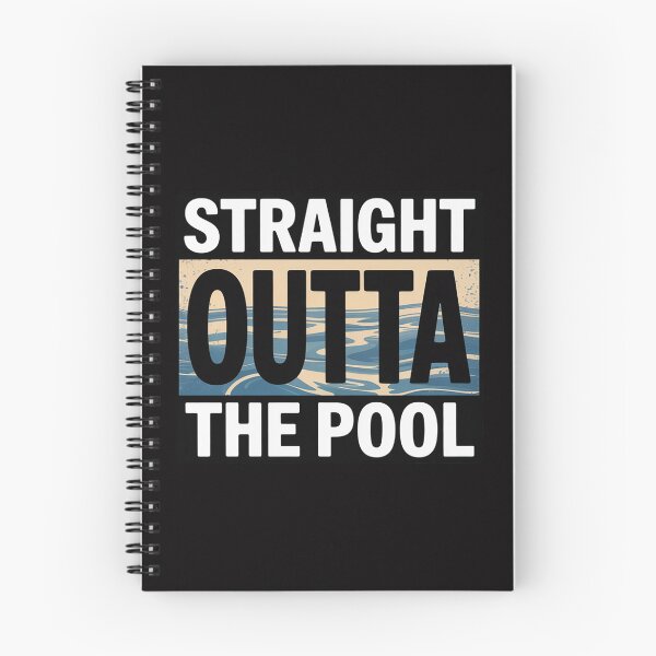 Item preview, Straight Outta the Pool Swim  Swimming Gift designed and sold by demarioTTS.