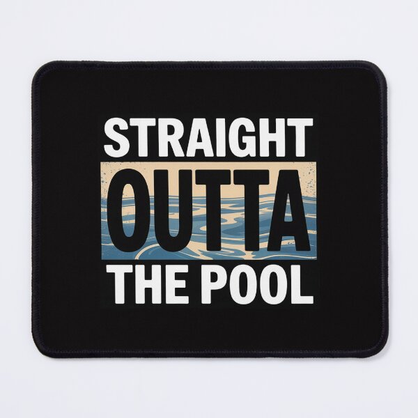 Item preview, Straight Outta the Pool Swim  Swimming Gift designed and sold by demarioTTS.
