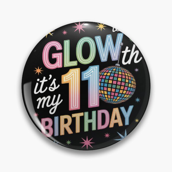 Item preview, Lets Crazy It's My 11vth Birthday Glowing 80s 12 Year Old designed and sold by FluoroWave.