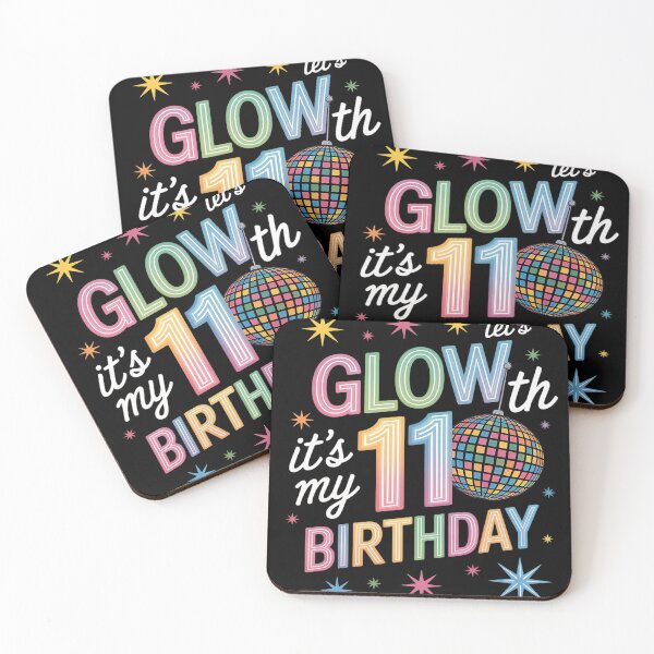 Item preview, Lets Crazy It's My 11vth Birthday Glowing 80s 12 Year Old designed and sold by FluoroWave.