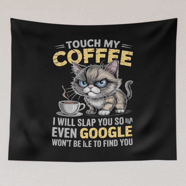 Item preview, Funny Coffee Lover - Cat Humour  designed and sold by RsFilsingerArt.