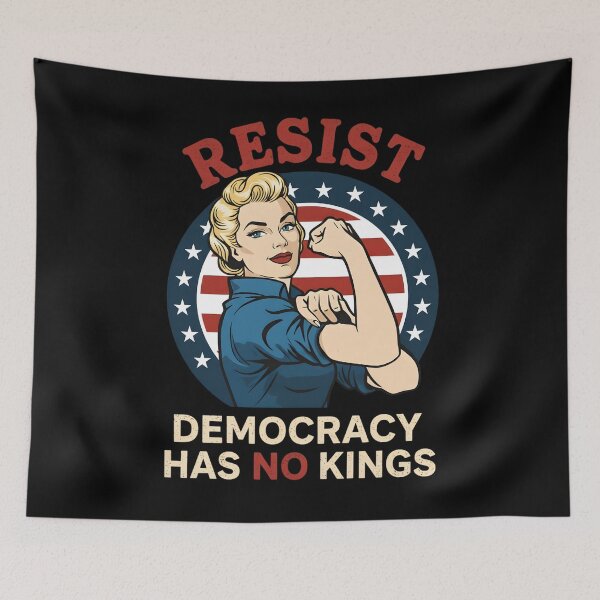 Aperçu de l'œuvre anti-Trump créée et vendue par THREE LITTLE BEANS.