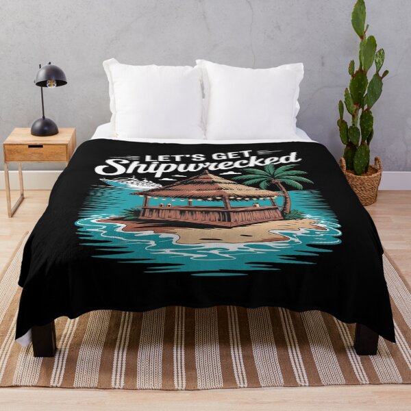 Item preview, Let's Get Shipwrecked Drinking Cruise Wear Cruise Vacation designed and sold by FluoroWave.