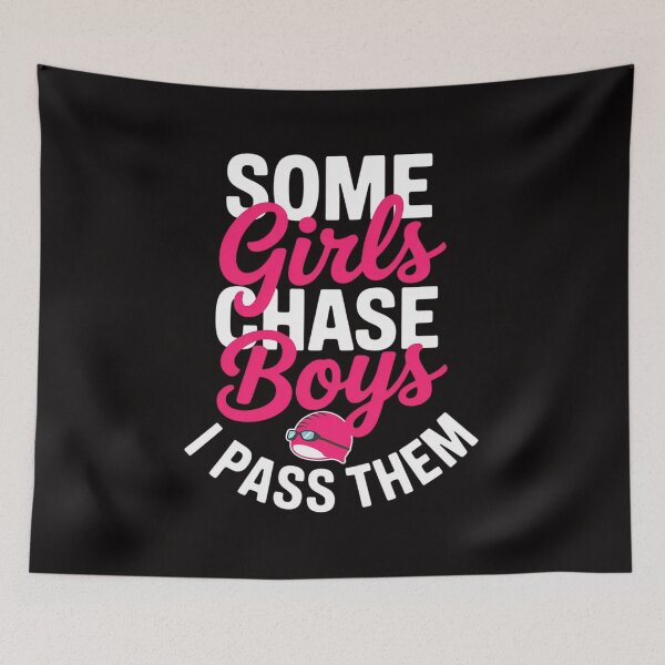 Item preview, Some Girls Chase Boys I Pass Them Swimming Swimmer designed and sold by portcrysral.