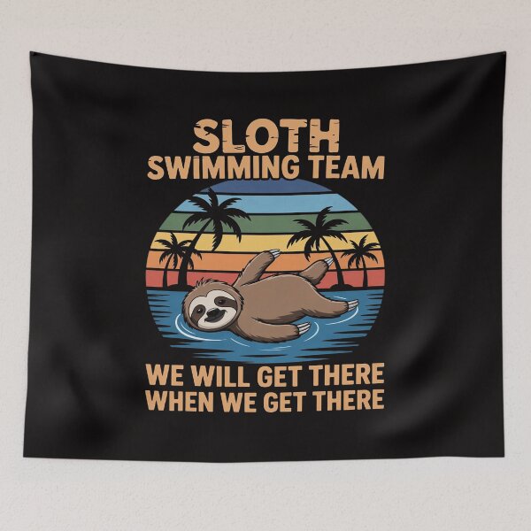 Item preview, Sloth Swimming Team gift for Swimmers Sloth lovers designed and sold by portcrysral.