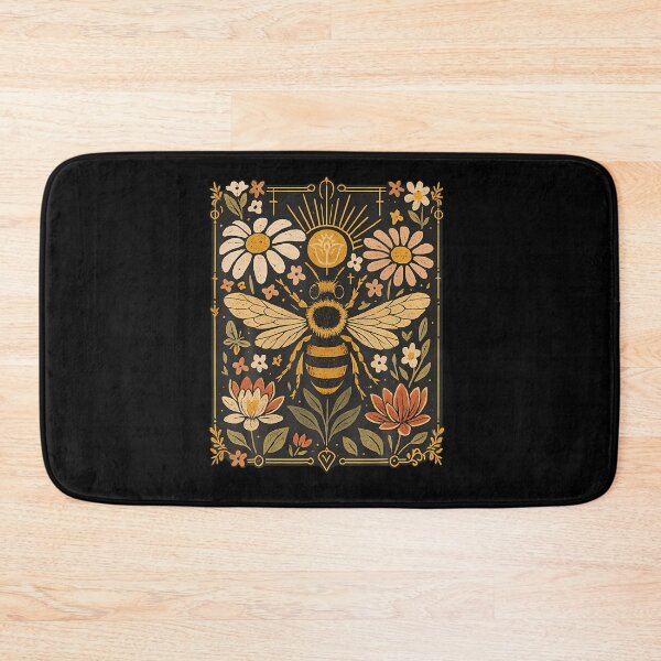 Item preview, Vintage Bee Tarot Card Floral designed and sold by alborssamkehs.