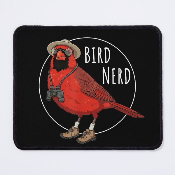 Item preview, Bird Nerd Cardinal With Binoculars Funny Nature Design designed and sold by DienesAngele.