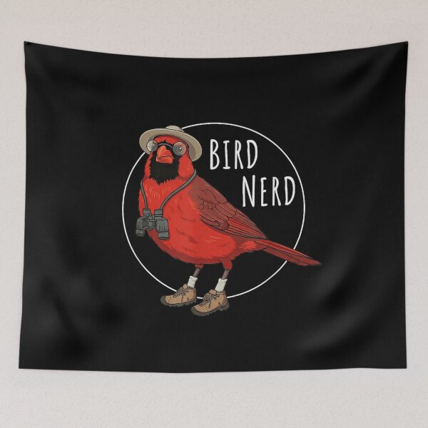 Item preview, Bird Nerd Cardinal With Binoculars Funny Nature Design designed and sold by DienesAngele.