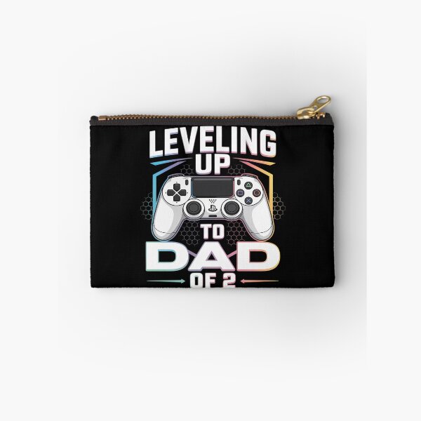 Item preview, Leveling Up To Dad Of 2 Promoted To Daddy Again Father's Day designed and sold by FluoroWave.