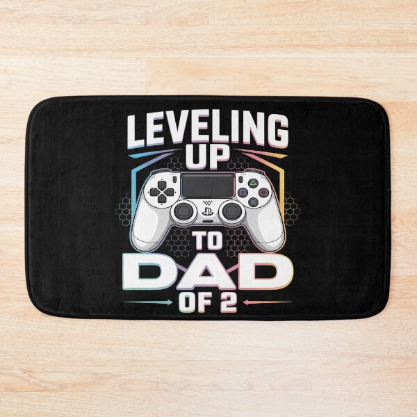 Item preview, Leveling Up To Dad Of 2 Promoted To Daddy Again Father's Day designed and sold by FluoroWave.