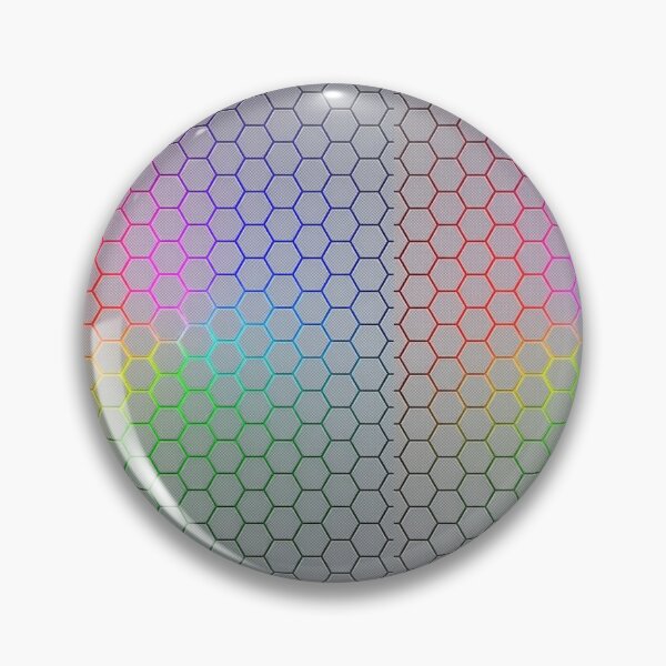 Item preview, Hexagonal Neon Tiles Digital Illustration – Colorful Modern Honeycomb Design designed and sold by PixelVibe782.
