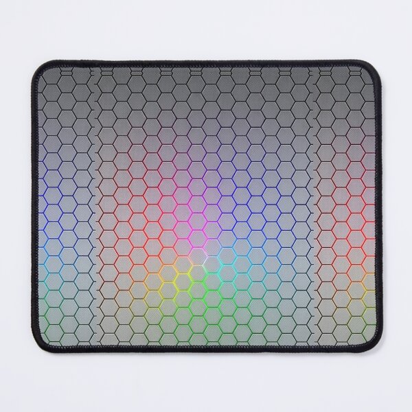 Item preview, Hexagonal Neon Tiles Digital Illustration – Colorful Modern Honeycomb Design designed and sold by PixelVibe782.
