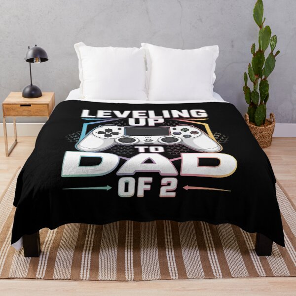 Item preview, Leveling Up To Dad Of 2 Promoted To Daddy Again Father's Day designed and sold by FluoroWave.