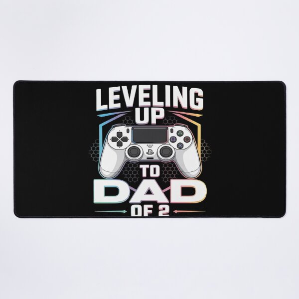 Item preview, Leveling Up To Dad Of 2 Promoted To Daddy Again Father's Day designed and sold by FluoroWave.